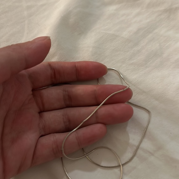 *🛒 FREE WITH PURCHASE* Pearl pendant silver chain necklace - Picture 9 of 15